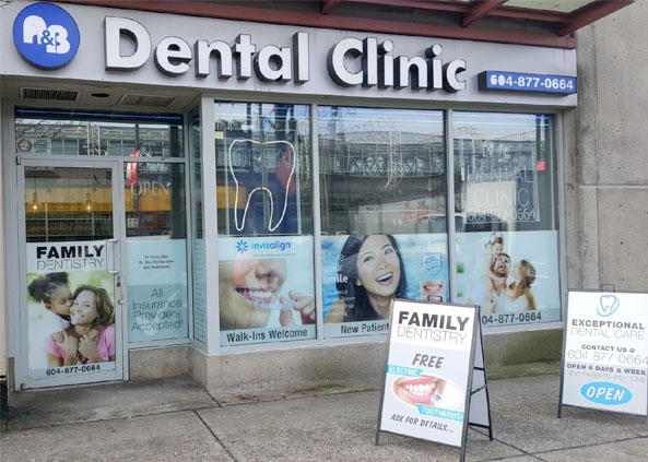 Front office of A&B Dental Clinic